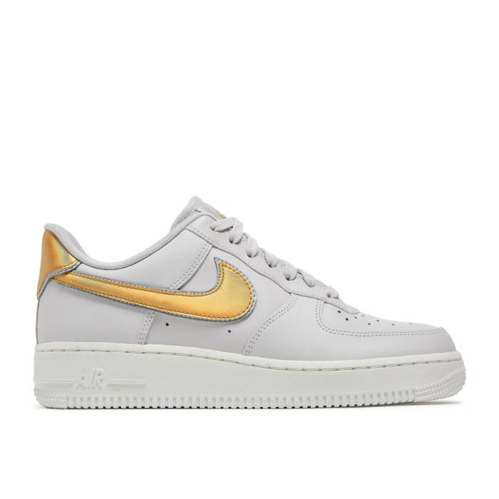 ナイキ Nike 【 Wmns Air Force 1 Low Metallic Gold Women Vast Grey/Metallic Gold-Summit White 】 レディース 灰色 グレー 白色 ホワイト