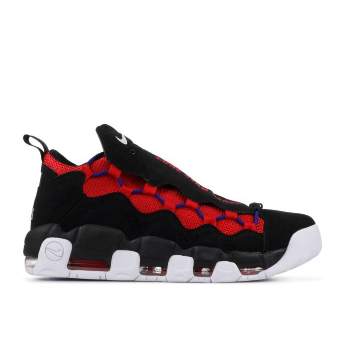 ナイキ Nike 【 Air More Money \u0027Lone Star State\u0027 Men Black/White- University Red 】 メンズ 黒いこと 黒いこと Red 赤・赤いこと
