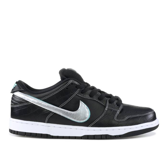 ナイキ Nike 【 Diamond Supply Co. X Dunk Low Pro Sb \u0027Black Diamond\u0027 Men Black/Chrome-Black 】 金剛石 supply 給与 ダンク 労働者階級 エスビー メンズ 黒いこと 黒いこと