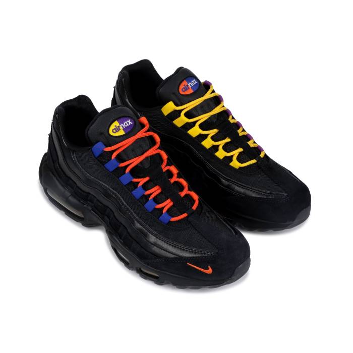 ナイキ Nike 【 Air Max 95 Premium 'Ny Vs La' Men Black/Rush Blue-Brilliant Orange 】 マックス Premium プレミアム メンズ 黒色 ブラック rush ラッシュ orange 橙・オレンジ|スニケス