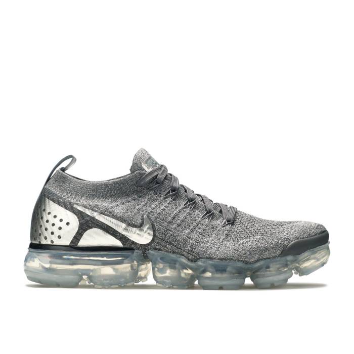 ナイキ Nike 【 Wmns Air Vapormax Flyknit 2 'Chrome Grey' Women Dark Grey/Chrome-Dark Grey 】 フライニット レディース 灰色 グレー