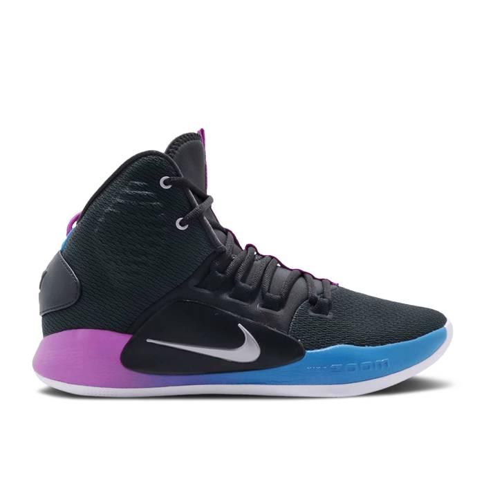 ナイキ Nike 【 Hyperdunk X Ep Flight Huarache Men Anthracite/Black-Hyper Violet-Metallic Silver 】 Hyperdunk ハイパーダンク メンズ Silver 銀色・シルバー
