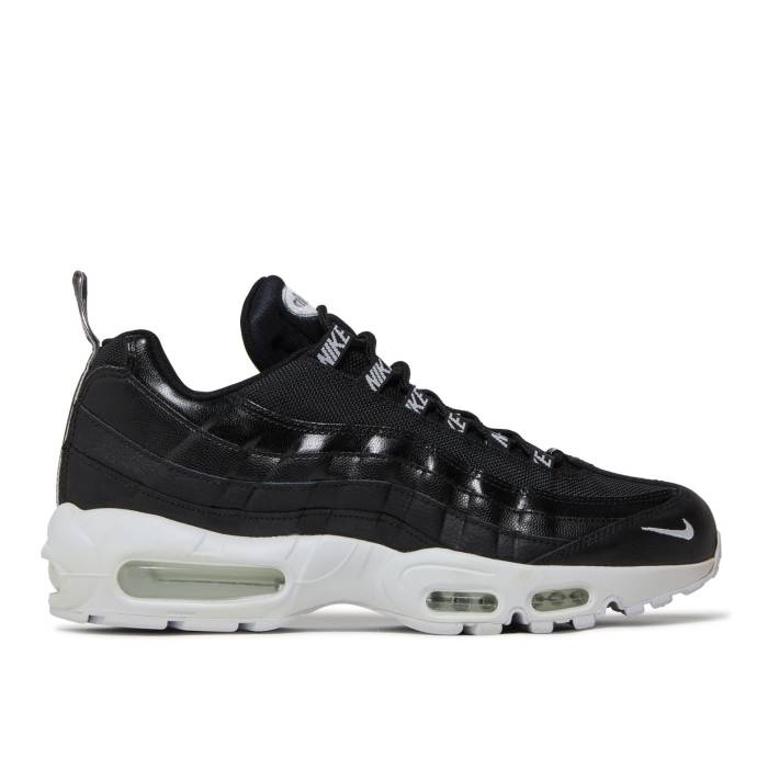 ナイキ Nike 【 Air Max 95 Premium \u0027Overbranded\u0027 Men Black/White-Black 】 マックス Premium 割り増し金 メンズ 黒いこと 黒いこと