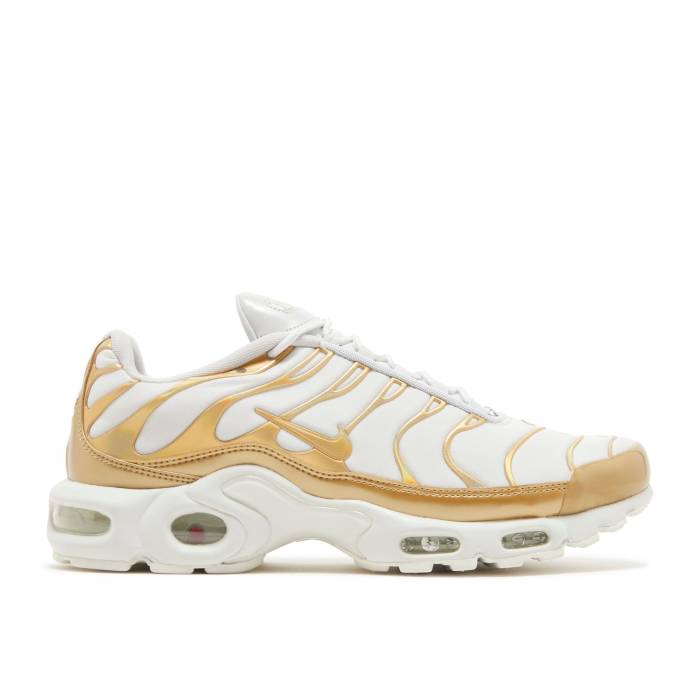 ナイキ Nike 【 Wmns Air Max Plus \u0027White Gold\u0027 Women Vast Grey/Metallic Gold/White 】 マックス レディース 薄墨色 薄墨色 ゴールド 白いこと 白いこと