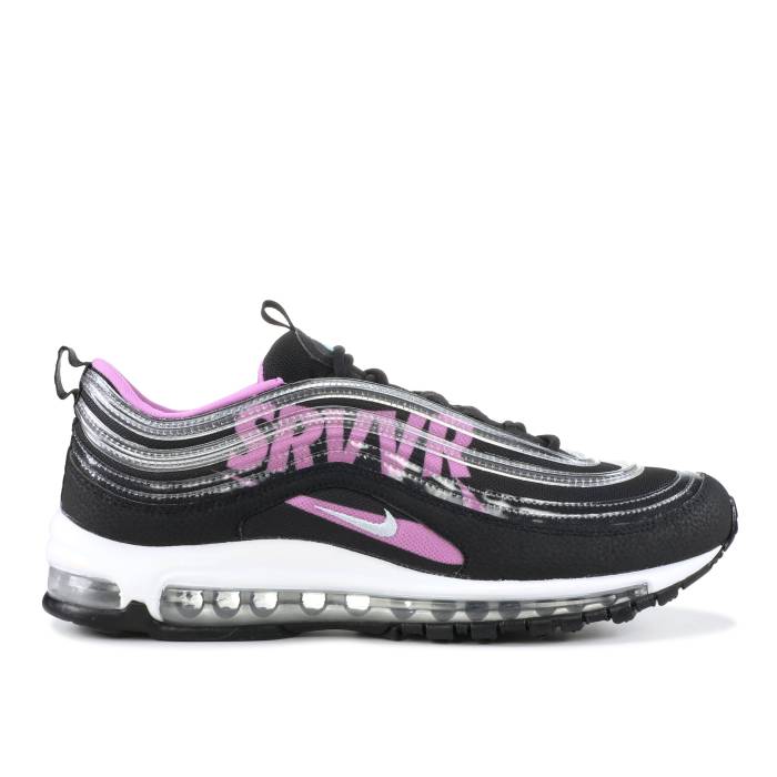 ナイキ Nike 【 Wmns Air Max 97 \u0027Doernbecher\u0027 2018 Women Black/Metallic Silver-Fuchsia Glow-Aurora Green 】 マックス レディース 黒いこと 黒いこと green 緑・緑であること