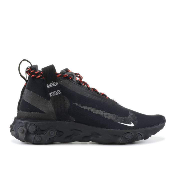ナイキ Nike 【 React Runner Mid Wr Ispa 'Black' Men Black/White-Anthracite 】 リアクト ミッド メンズ 黒色 ブラック