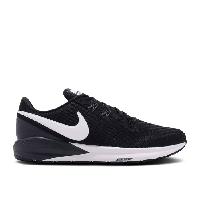 ナイキ Nike 【 Air Zoom Structure 22 Black Men Black/White-Gridiron 】 ズーム メンズ 黒色 ブラック
