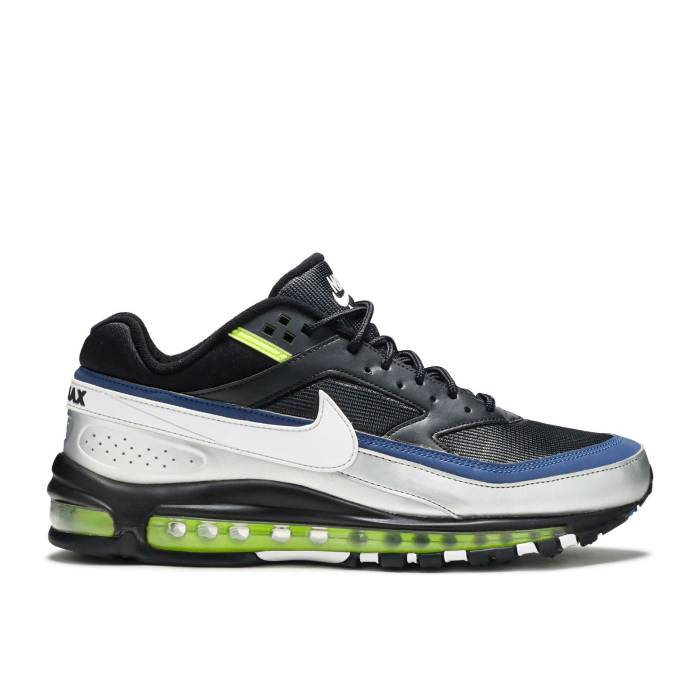 ナイキ Nike 【 Air Max 97/Bw Black Metallic Silver Men Black/White-Metallic Silver 】 マックス メンズ 黒色 ブラック Silver 銀色・シルバー