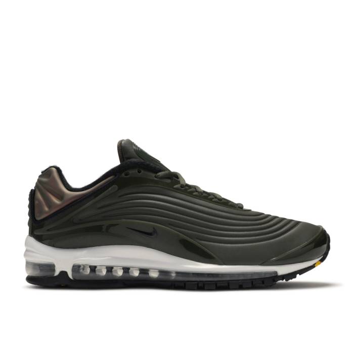 ナイキ Nike 【 Air Max Deluxe Se \u0027Cargo Khaki\u0027 Men Cargo Khaki/Black-Amarillo-White 】 マックス 晴れ晴れしい メンズ 積貨委託貨物 カーキ