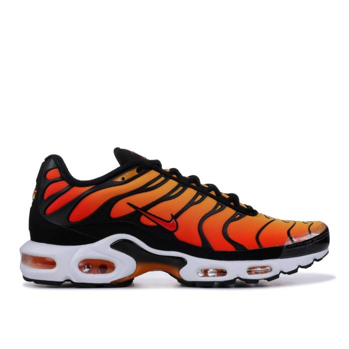 ナイキ Nike 【 Air Max Plus \u0027Sunset\u0027 Men Black/Pimento-Ceramic Resin 】 マックス メンズ 黒いこと 黒いこと