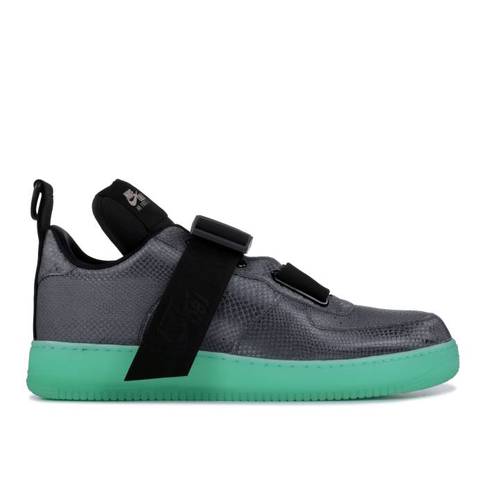 ナイキ Nike 【 Odell Beckham Jr. X Air Force 1 Utility \u0027Cool Grey\u0027 Men Cool Grey/Black 】 メンズ 冷やりとした 薄墨色 薄墨色 黒いこと 黒いこと