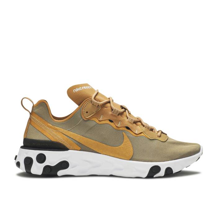 ナイキ Nike 【 React Element 55 'Metallic Gold' Men Metallic Gold/White-White-Black 】 リアクト エレメント メンズ ゴールド|スニケス