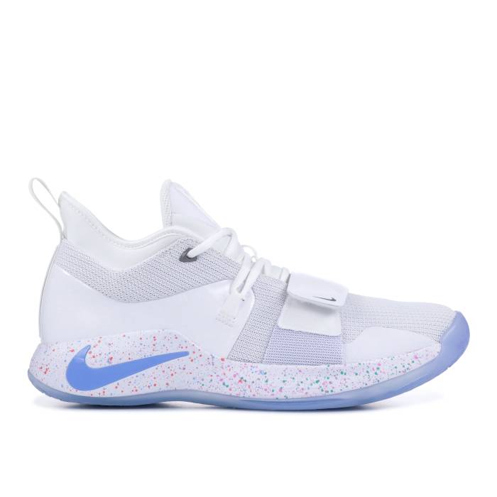 ナイキ Nike 【 Playstation X Pg 2.5 White Men White/Multi-Color 】 メンズ 白色 ホワイト