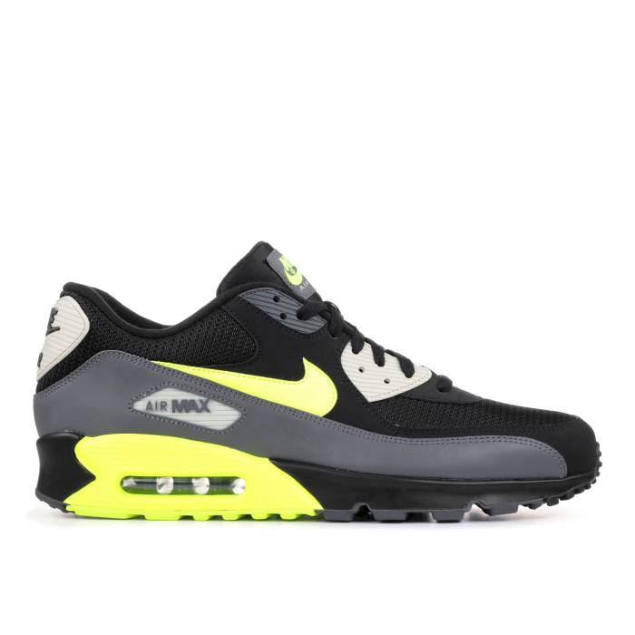 ナイキ Nike 【 Air Max 90 Essential \u0027Volt\u0027 Men Dark Grey/Volt-Black 】 マックス メンズ 薄墨色 薄墨色