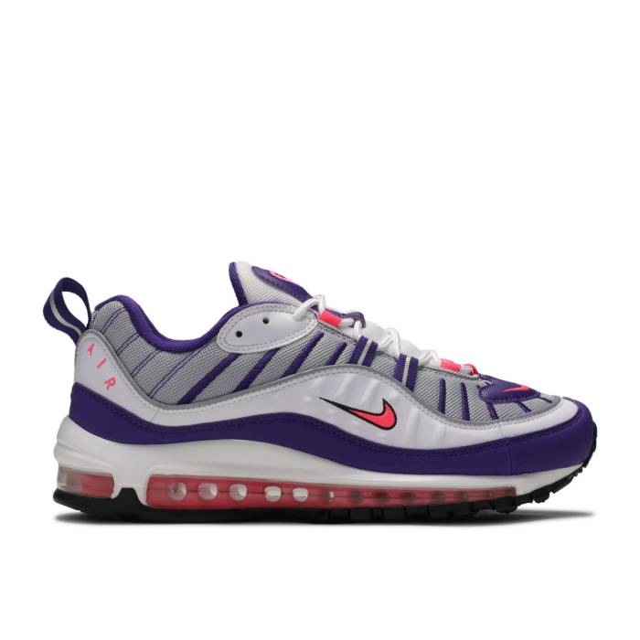 ナイキ Nike 【 Wmns Air Max 98 \u0027Raptors\u0027 Women White/Racer Pink-Reflect Silver-Black 】 マックス レディース 白いこと 白いこと