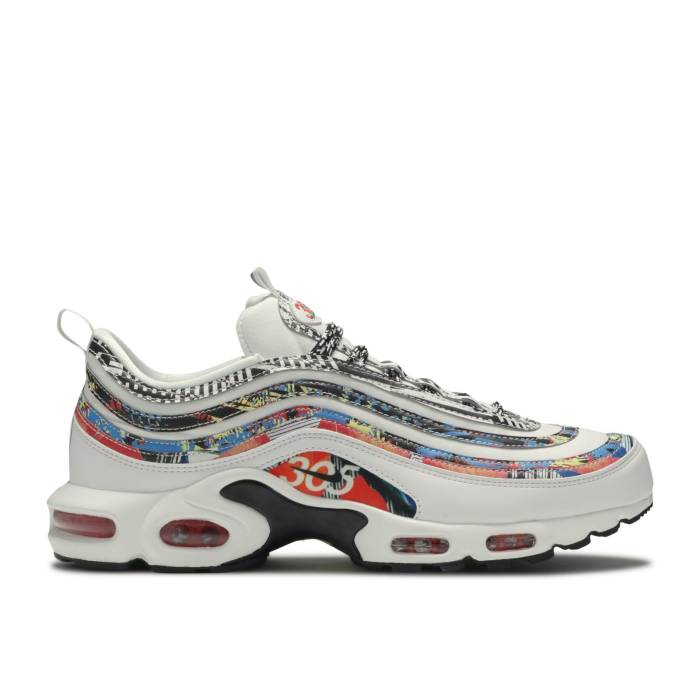 ナイキ Nike 【 Air Max Plus 97 City Pride Miami Men White/Black-Habanero Red-Dynamic Yellow 】 マックス メンズ 白色 ホワイト yellow 黄色・イエロー