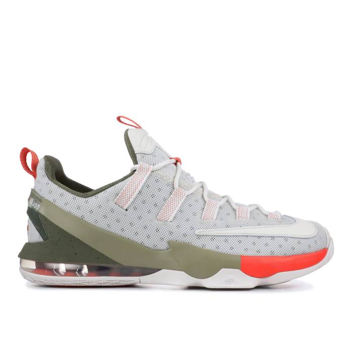 ナイキ Nike 【 Lebron 13 Low Premium \u0027Phantom\u0027 Men Phantom/Phantom-Neutral Olive-Turf Orange 】 Lebron レブロン 13 サー青二才 Premium 割り増し金 メンズ orange 橙・オレンジ色