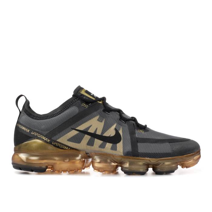 ナイキ Nike 【 Air Vapormax 2019 \u0027Black Gold\u0027 Men Black/Black-Metallic Gold 】 メンズ 黒いこと 黒いこと ゴールド
