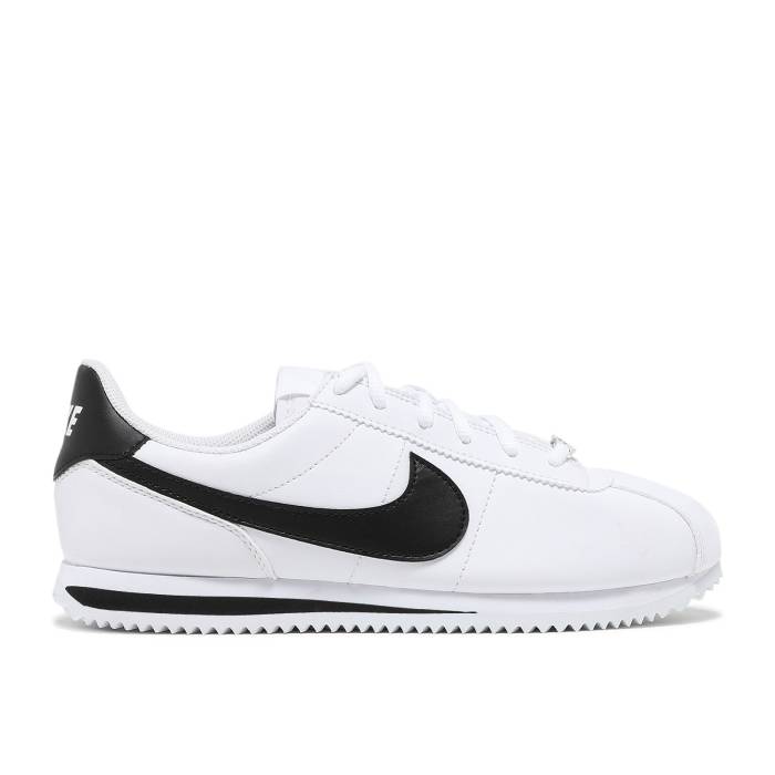 ナイキ Nike 【 Cortez Basic Sl ガウス \u0027White\u0027 Youth White/Black 】 コルテッツ 御坊っちゃん キッズ 白いこと 白いこと 黒いこと 黒いこと