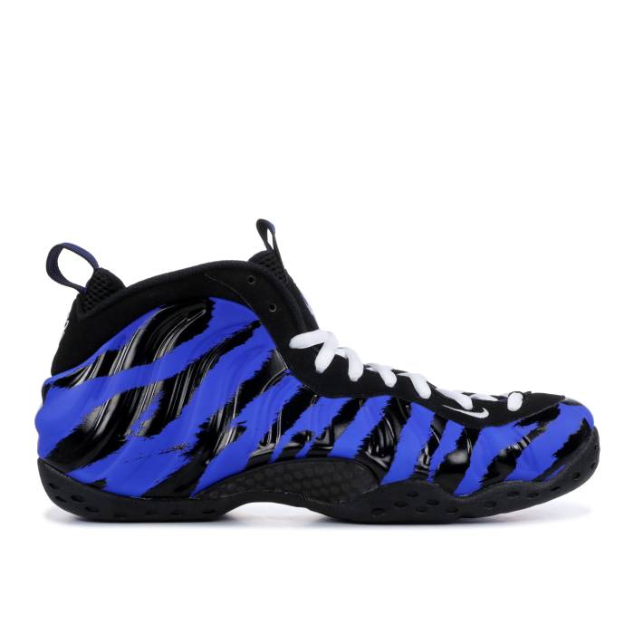 ナイキ Nike 【 Air Foamposite One Tiger Stripes Men Varsity Royal/Black 】 Foamposite フォームポジット メンズ 黒色 ブラック