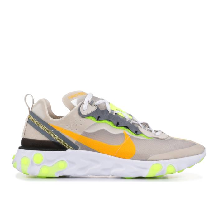 ナイキ Nike 【 React Element 87 Light Orewood Men Light Orewood Brown/Volt Glow-Cool Grey-Laser Orange 】 リアクト エレメント メンズ 茶色 ブラウン orange 橙・オレンジ