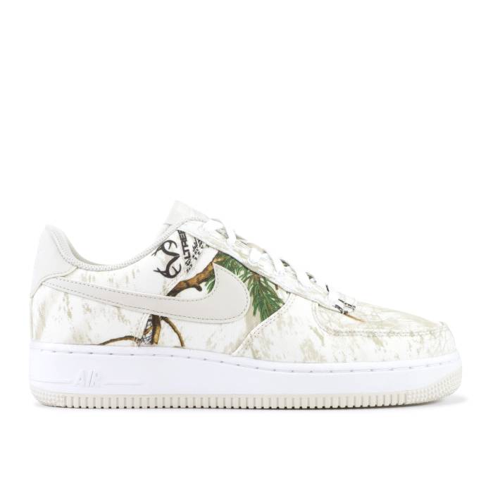ナイキ Nike 【 Realtree X Air Force 1 Low \u0027White Camo\u0027 Men White/Light Bone 】 メンズ 白いこと 白いこと