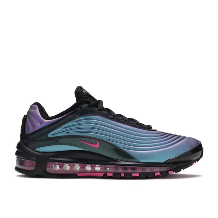 ナイキ Nike 【 Air Max Deluxe 'Throwback Future' Men Black/Laser Fuchsia-Regency Purple 】 マックス デラックス メンズ 黒色 ブラック Laser レーザー Purple 紫・パープル