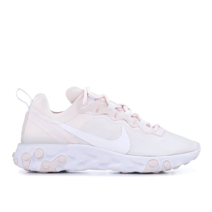 ナイキ Nike 【 Wmns React Element 55 \u0027Pale Pink\u0027 Women Pale Pink/White-White-Pale Pink 】 リアクト 化学元素 レディース pink サクラ色