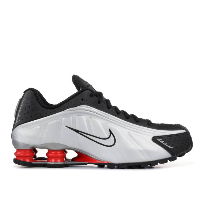 ナイキ Nike 【 Shox R4 Retro \u0027Og\u0027 2019 Men Black/Metallic Silver/Max Orange 】 Shox ショックス レトロ メンズ 黒いこと 黒いこと Silver しろがね色・しろがね色 マックス orange 橙・オレンジ色