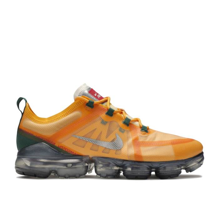 ナイキ Nike 【 Air Vapormax 2019 \u0027Canyon Gold\u0027 Men Canyon Gold/Metallic Silver-Terra Orange 】 メンズ ゴールド orange 橙・オレンジ色