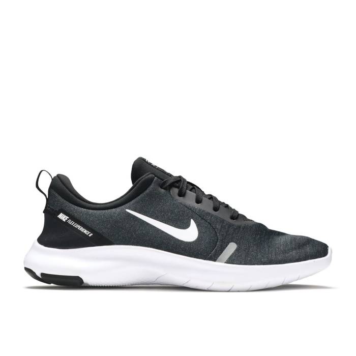 ナイキ Nike 【 Flex Experience Rn 8 \u0027Cool Grey\u0027 Men Black/White-Cool Grey 】 見聞き メンズ 黒いこと 黒いこと 薄墨色 薄墨色