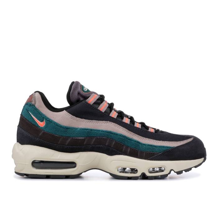 ナイキ Nike 【 Air Max 95 Premium 'Oil Grey Teal' Men Oil Grey/Bright Mango-Thunder Grey 】 マックス Premium プレミアム 灰色 グレー メンズ 灰色 グレー｜スニケス