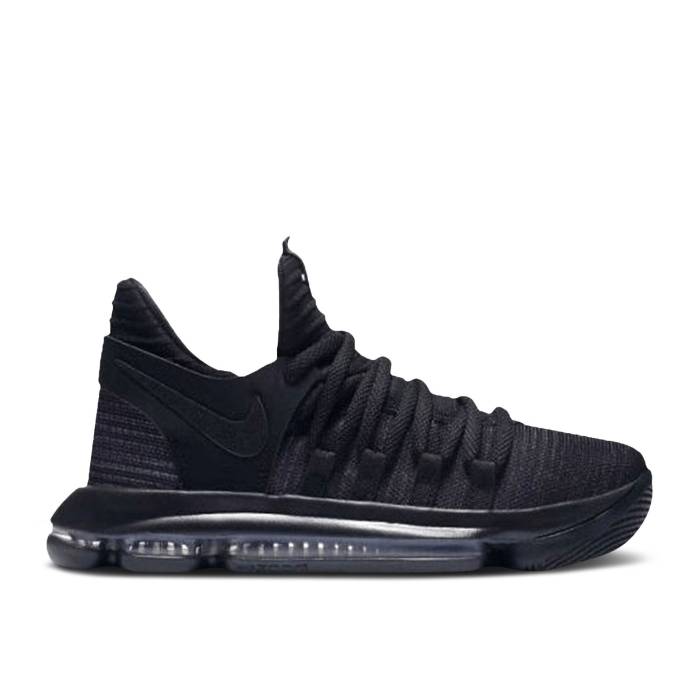 ナイキ Nike 【 Zoom Kd 10 Gs 'Blackout' Youth Black/Black-Dark Grey 】 ズーム ジュニア キッズ 黒色 ブラック 灰色 グレー|スニケス