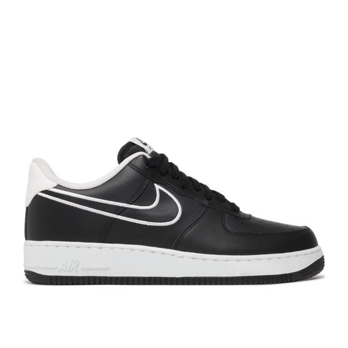 ナイキ Nike 【 Air Force 1 '07 Leather 'Black' Men Black/White 】 レザー メンズ 黒色 ブラック 白色 ホワイト｜スニケス
