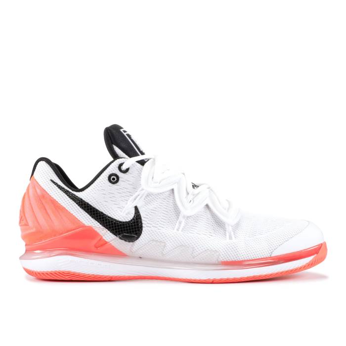 ナイキ Nike 【 Kyrie Irving X Nick Kyrgios X Air Zoom Vapor X \u0027Kyrie 5\u0027 Men White/Black-White-Hot Lava 】 Kyrie カイリー Irving アービング 望遠レンズ メンズ 白いこと 白いこと