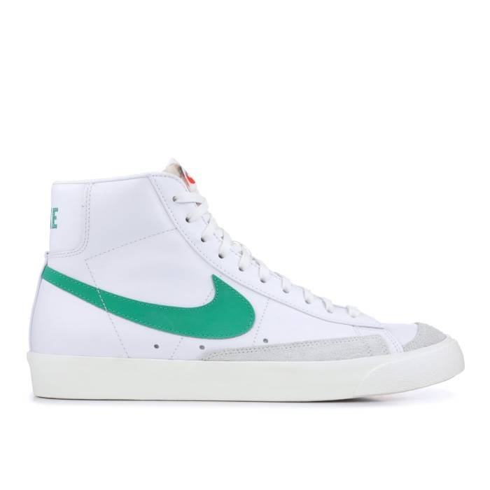 ナイキ Nike 【 Blazer Mid \u002777 Vintage \u0027Lucid Green\u0027 Men White/Sail-Lucid Green 】 ブレイザー ミッド vintage ビンテージ・ヴィンテージ メンズ 白いこと 白いこと green 緑・緑であること