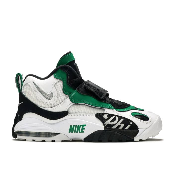 ナイキ Nike 【 Air Max Speed Turf \u0027Philadelphia Eagles\u0027 Men White/Metallic Silver-Pine Green-Black 】 マックス Speed す早さ 芝草 メンズ 白いこと 白いこと