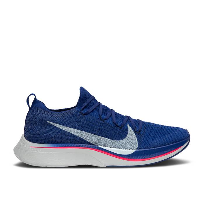 ナイキ Nike 【 Zoom Vaporfly 4% Flyknit 'Deep Royal' Men Deep Royal Blue/Red Orbit-Black-Ghost Aqua 】 ズーム フライニット メンズ ディープ 青色 ブルー Red 赤・レッド アクア