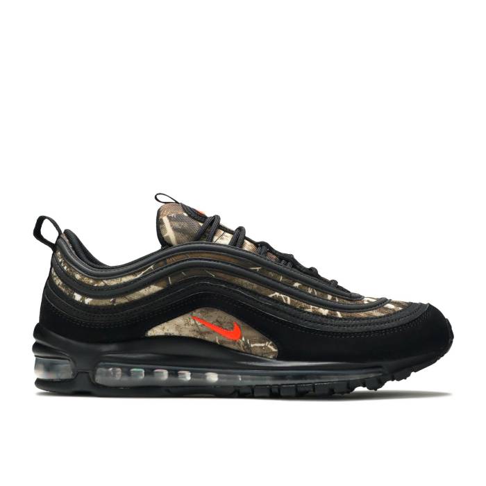 ナイキ Nike 【 Realtree X Air Max 97 \u0027Camo\u0027 Men Black/Team Orange-Black 】 マックス メンズ 黒いこと 黒いこと Team 野球クラブ