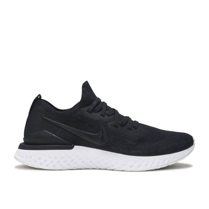 ナイキ Nike 【 Epic React Flyknit 2 \u0027Gunsmoke\u0027 Men Black/Gunsmoke 】 Epic 叙事詩 リアクト 飛球編み物 メンズ 黒いこと 黒いこと