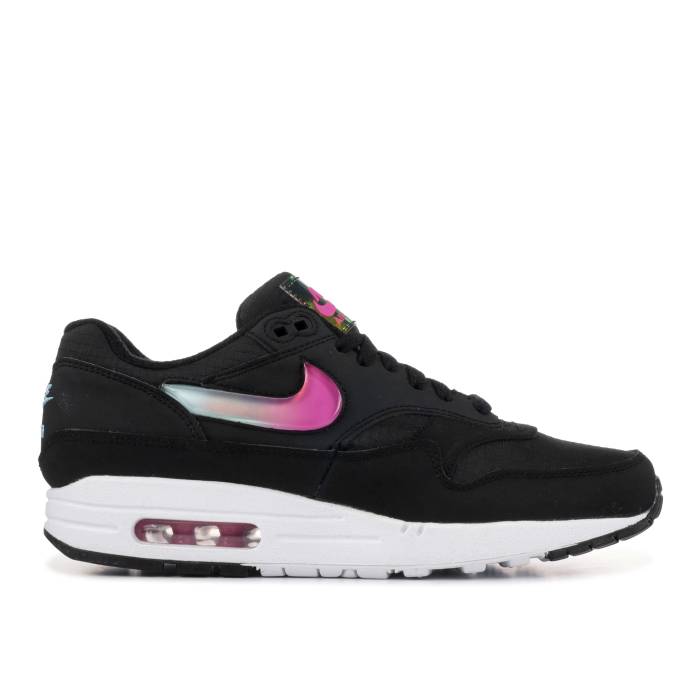 ナイキ Nike 【 Air Max 1 Se \u0027Jelly Jewel Black\u0027 Men Black/Blue Gaze/Active Fuchsia 】 マックス メンズ 黒いこと 黒いこと 青み 青色