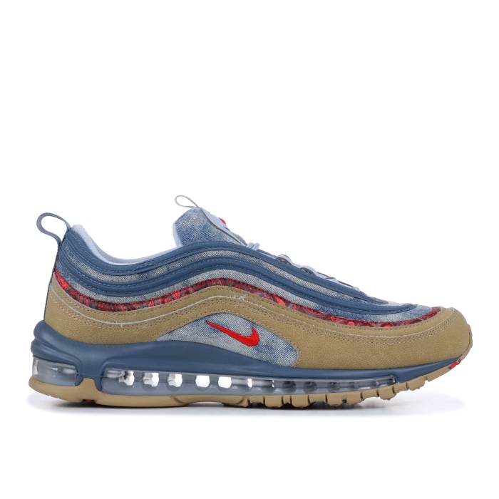 ナイキ Nike 【 Air Max 97 \u0027Wild West\u0027 Men Parachute Beige/University Red-Thunderstorm-Lite Armory Blue-Sail 】 マックス メンズ ベージュ