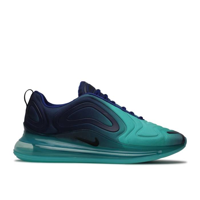 ナイキ Nike 【 Air Max 720 \u0027Sea Forest\u0027 Men Deep Royal Blue/Black-Hyper Jade 】 マックス メンズ ディープ 青碧 青碧 翡翆・ジェード