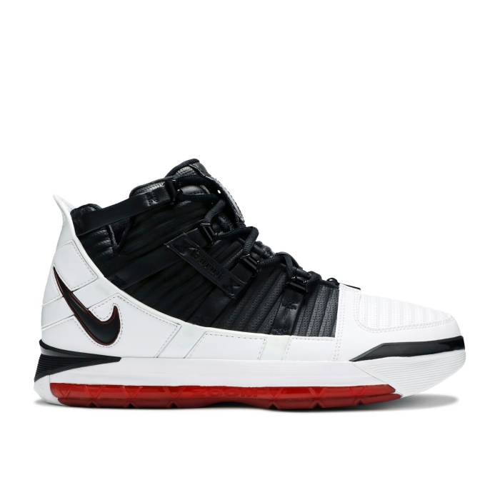ナイキ Nike 【 Zoom Lebron 3 Retro Qs \u0027Home\u0027 2019 Men White/Black-Varsity Red 】 望遠レンズ Lebron レブロン レトロ メンズ 白いこと 白いこと Red 赤・赤いこと