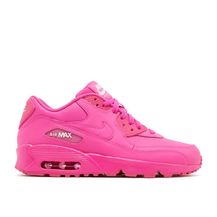 ナイキ Nike 【 Air Max 90 Ltr ガウス \u0027Laser Fuchsia\u0027 Youth Laser Fuchsia/White 】 マックス 御坊っちゃん キッズ Laser レーザ 白いこと 白いこと