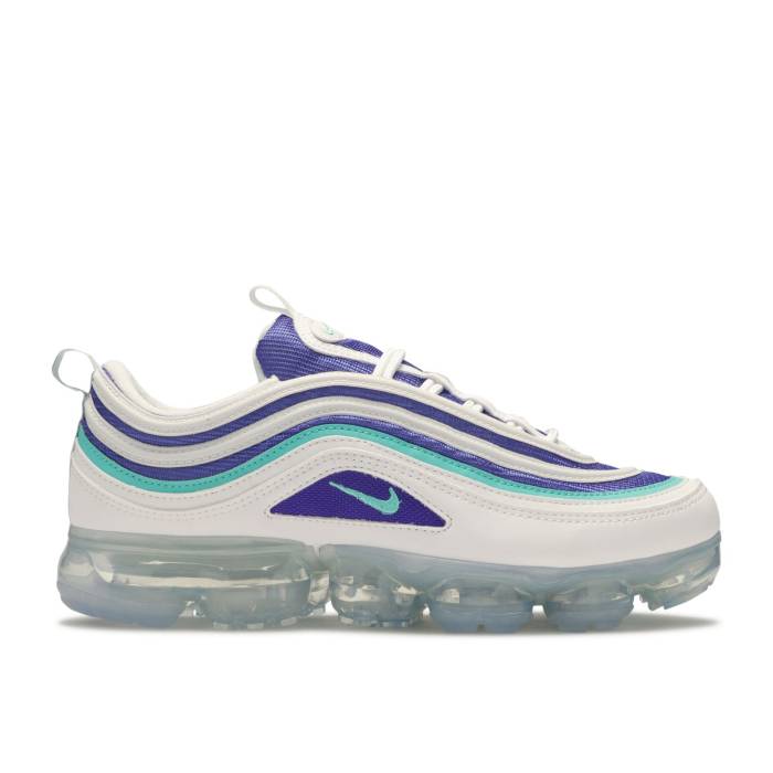 ナイキ Nike 【 Air Vapormax 97 Gs 'White Indigo Burst' Youth White/White-Indigo Burst 】 藍色・インディゴ ジュニア キッズ 白色 ホワイト バースト｜スニケス