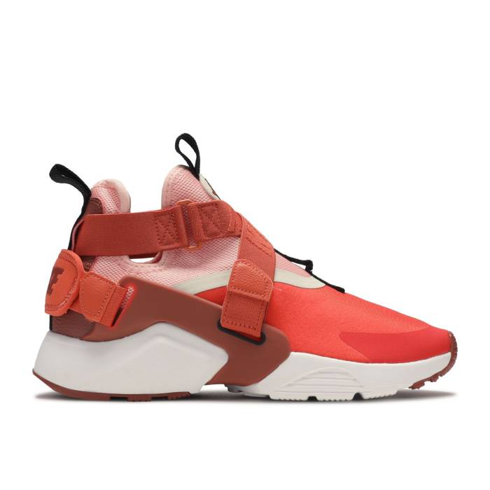 ナイキ Nike 【 Huarache City Gs 'Habanero Red' Youth Habanero Red/Mars Stone 】 Huarache ハラチ シティ キッズ ベビー マタニティ キッズファッション 靴 スニーカー ジュニア キッズ Red 赤・レッド画像