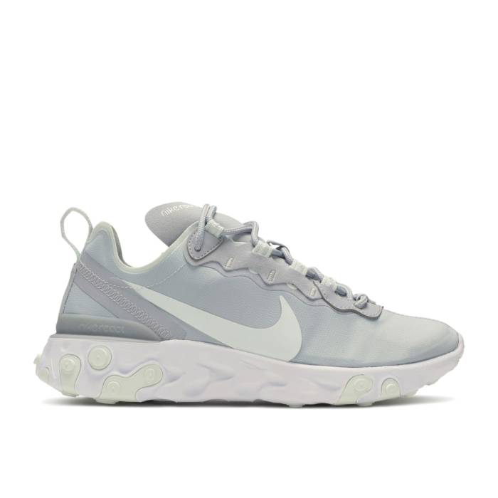 ナイキ Nike 【 Wmns React Element 55 'Wolf Grey' Women Wolf Grey/Ghost Aqua 】 リアクト エレメント レディース 灰色 グレー アクア