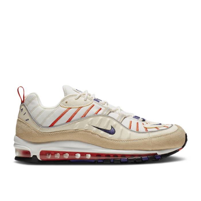 ナイキ Nike 【 Air Max 98 ail Purple Men Sail/Court Purple-Light Cream-Desert Ochre 】 マックス メンズ コート