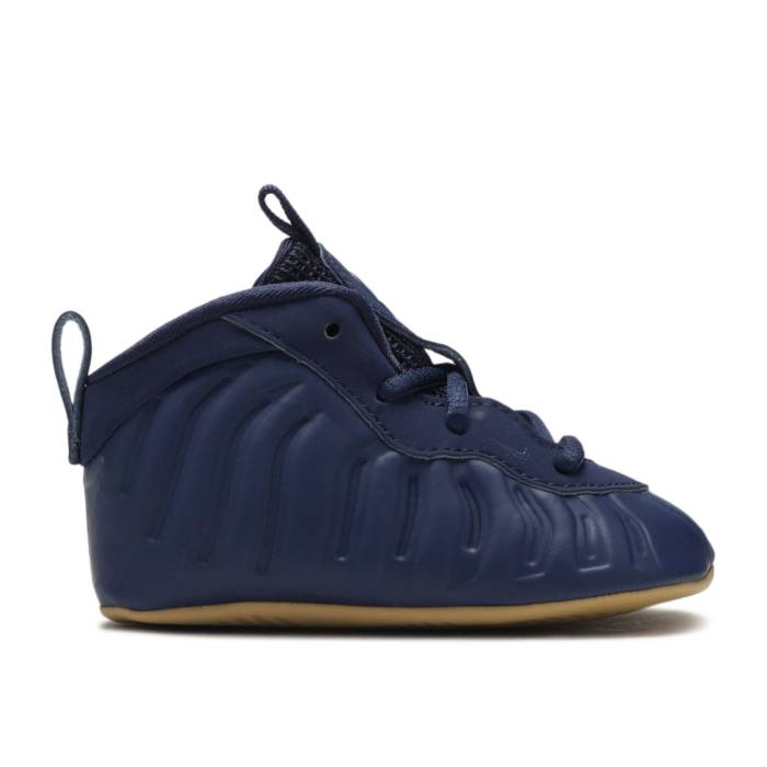 ナイキ Nike 【 Little Posite One Cb 'Midnight Navy' Infant Midnight Navy/Gum Light Brown-White-Midnight Navy 】 ベビー 紺色 ネイビー｜スニケス